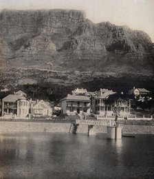 Cape of Good Hope, South Africa: houses and Table Mountain, 1905. Creator: Tempest Anderson.