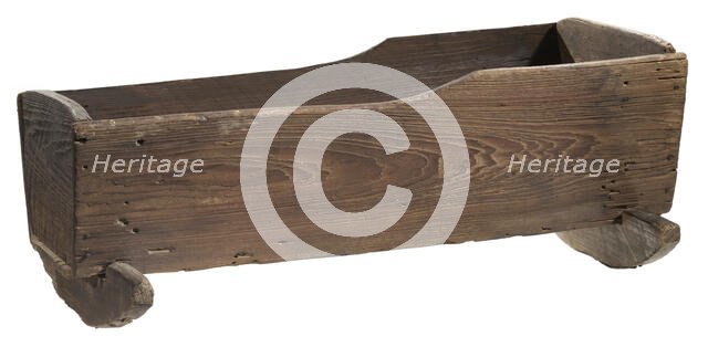 Cradle made by an unidentified enslaved person, 1795-1830. Creator: Unknown.