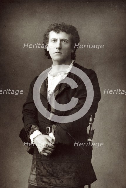 Wilson Barrett (1846-1904), English theatrical actor-manager, c1890. Artist: Unknown