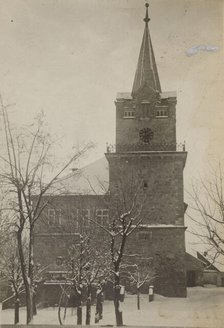 Town Hall - northern façade, Nowy Wisnicz, 1919. Creator: Unknown.