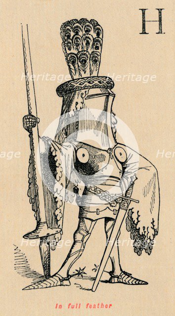 'In full feather', c1860, (c1860). Artist: John Leech.