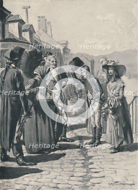 'Napoleon On His Way To Corsica With His Sister Elisa', 1894, (1896). Artist: Unknown.