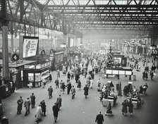 Waterloo Station, Lambeth, London, 1960. Artist: Unknown.