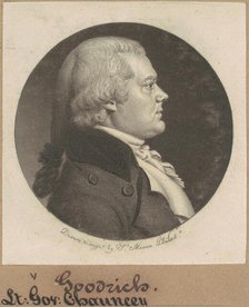 Chauncey Goodrich, 1799. Creator: Charles Balthazar Julien Févret de Saint-Mémin.