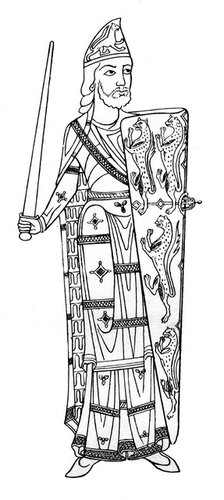 Geoffrey V, Count of Anjou, c 1150-1155 (1924). Artist: Unknown