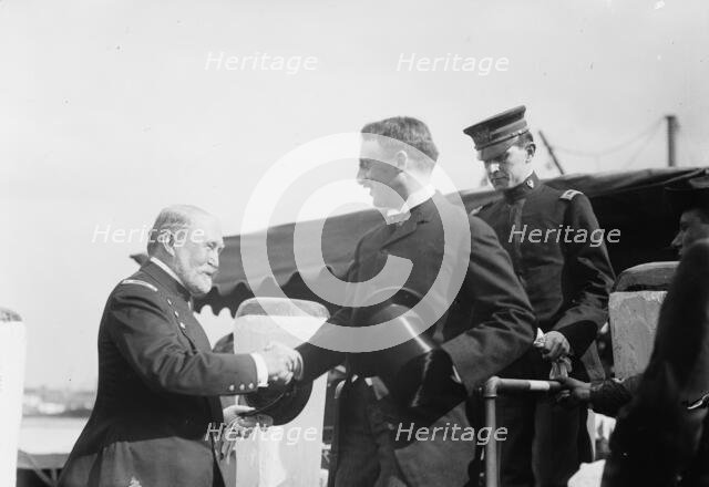 Gen. F.D. Grant; Sec'y Stimson, 1911. Creator: Bain News Service.