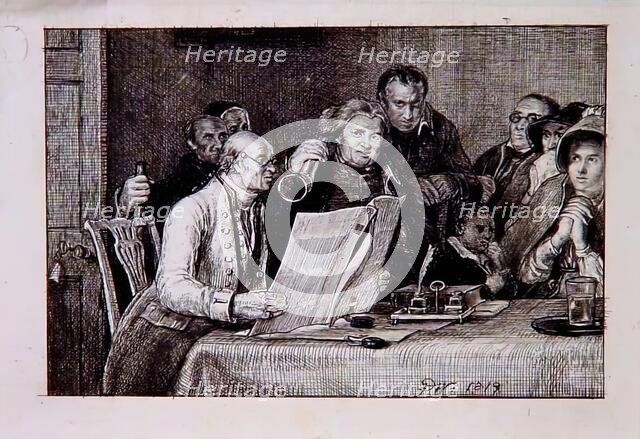 Reading the Will, 1819. Creator: David Wilkie.