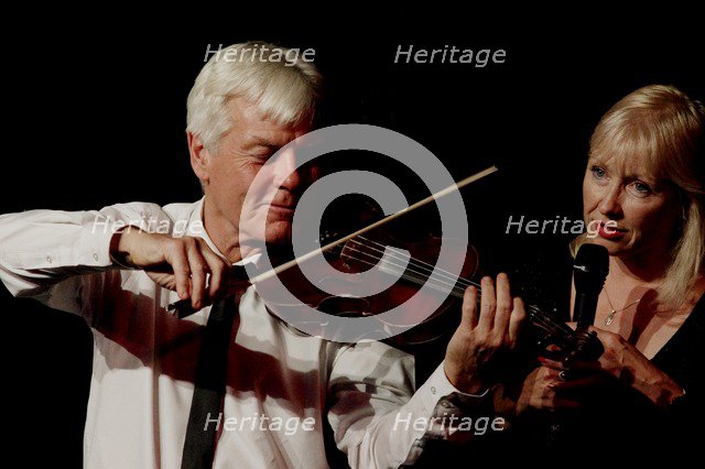 Mike Hatchard and Tina May, Hawth, Crawley, West Sussex, Nov 2015. Artist: Brian O'Connor.