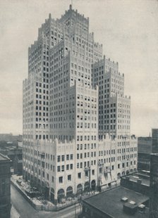 'Giving Significance to the Skyscraper: Grouped Towers at St. Louis', c1935. Artist: Unknown.
