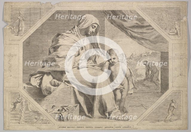 Holy Family. Creator: Claude Mellan.