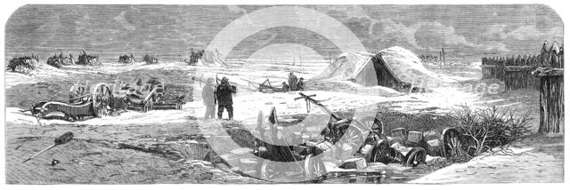 Illustrations of the War in Schleswig by our special artist: the Dannewerk, Redoubt No. 11, 1864. Creator: Unknown.