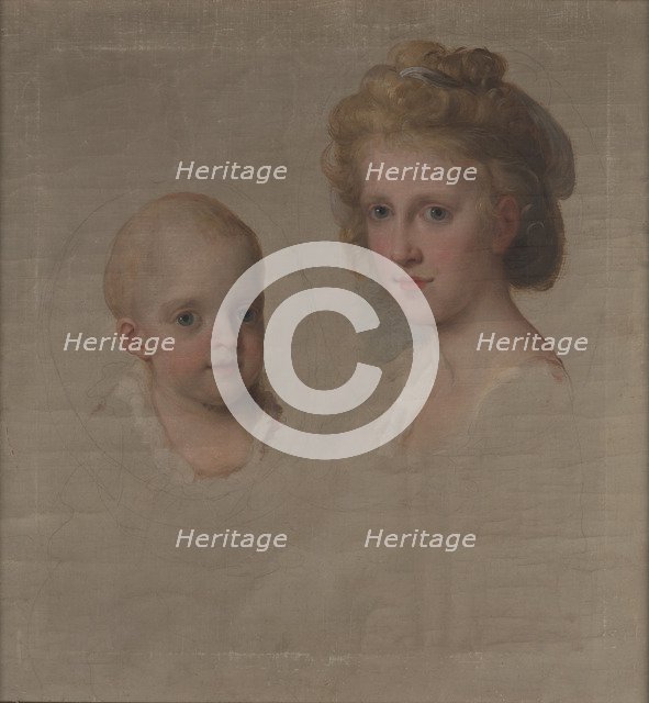 Luisa Maria (1773-1802) and Maria Amalia of Naples and Sicily (1782-1866), future French queen, 1782