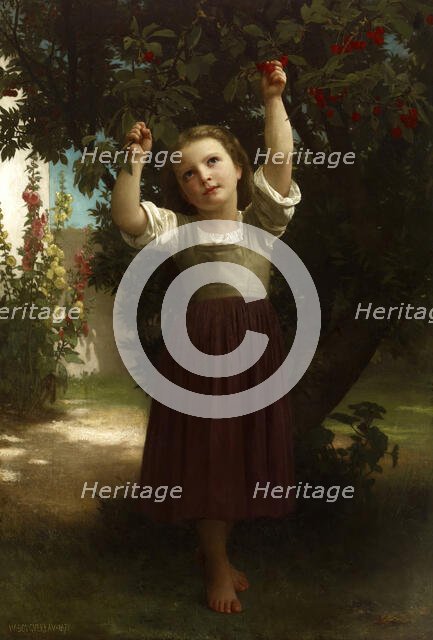 The Cherry Picker, 1871. Creator: William-Adolphe Bouguereau.