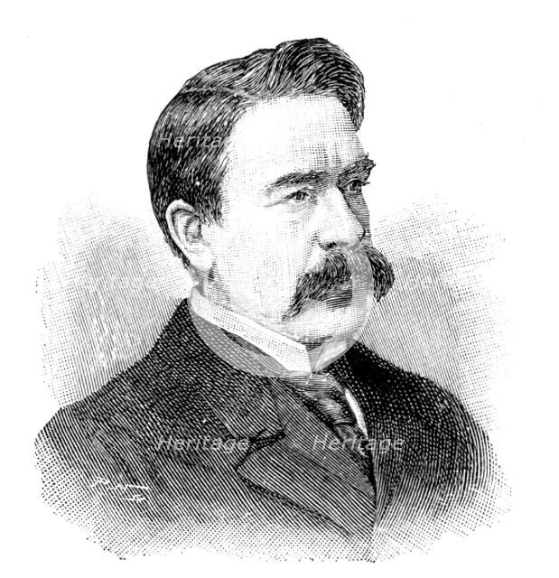 Sir William Martin Conway, 1895. Creator: P Naumann.