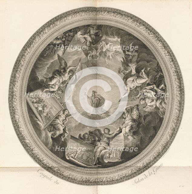 Coupole du Salon de la Guerre (Cupola of the Salon of War) [pl. 35], published 1752. Creators: Jean-Baptiste Masse, Simon François Ravenet, Johann Martin Preissler.