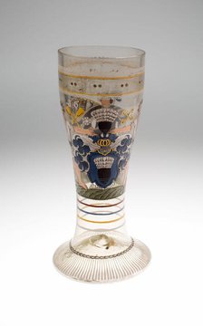 Beaker (Humpen), Saxony, 1693. Creator: Unknown.