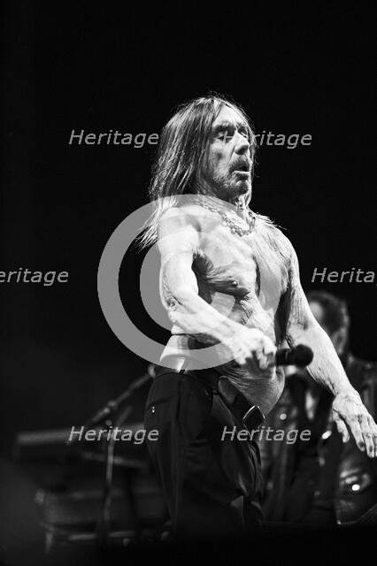 Iggy Pop performing live at the Alexandra Palace, London, 28 May 2025. Creator: Annapaola Marchesani.