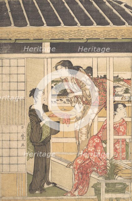 Washing Day, ca. 1788. Creator: Kitagawa Utamaro.