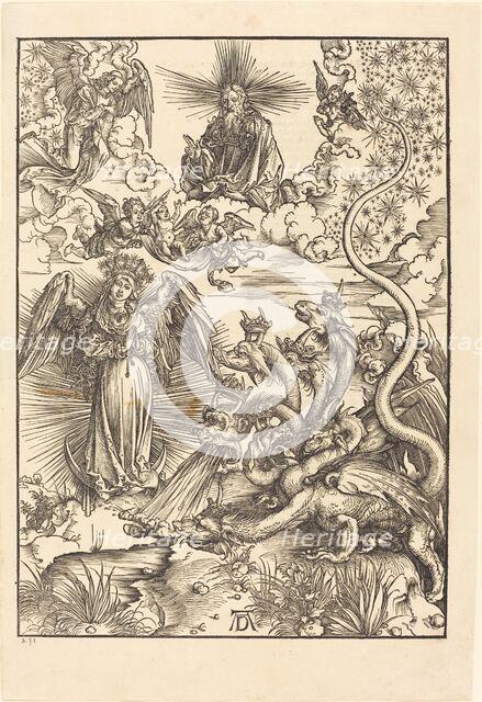 The Apocalyptic Woman, 1498. Creator: Albrecht Durer.