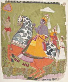 Rama on Horseback (image 1 of 5), between 1750 and 1775. Creator: Unknown.