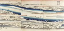 The Sumida River in Snow, c1832-34. Creator: Ando Hiroshige.