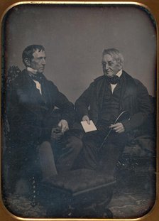 Two Elderly Men Conversing, ca. 1850. Creator: John Adams Whipple.