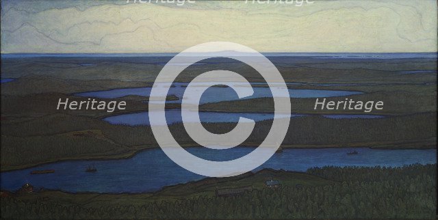 Over Forest and Lake, 1908.