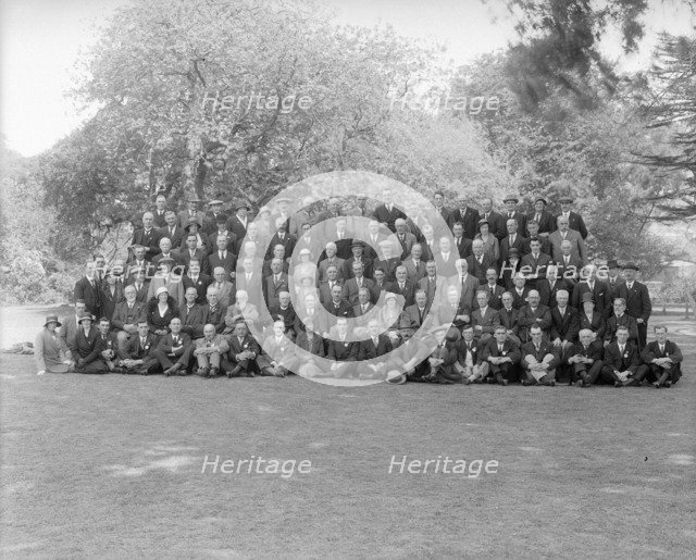 Group portrait, c1935. Creator: Kirk & Sons of Cowes.