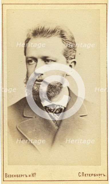 Pyotr Tchaikovsky, Russian composer, 19th century.  Artist: Wesenberg