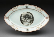 Platter, Jingdezhen, 1750/60. Creator: Jingdezhen Porcelain.