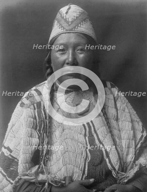 Wife of Mnainak-Yakima, c1910. Creator: Edward Sheriff Curtis.