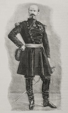 Louis-Jules Trochu (1815-1896), French military and politician, 1891. Creator: R. Cremer.