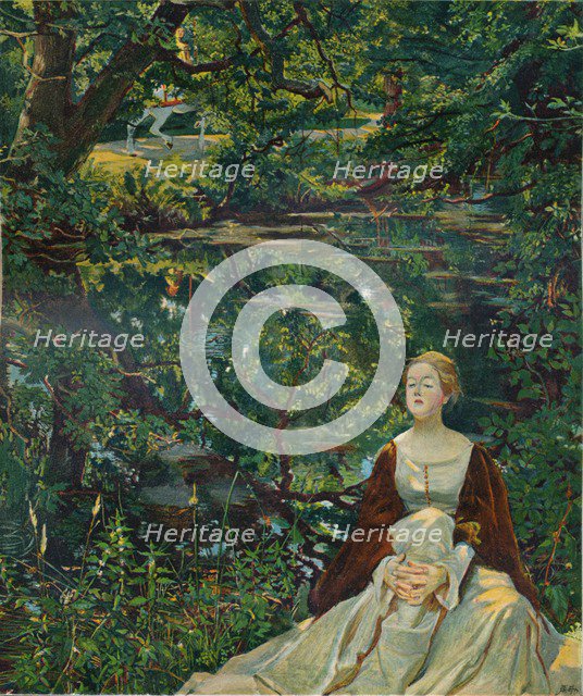 'From a painting by Byam Shaw', c1899. Artist: Byam Shaw.