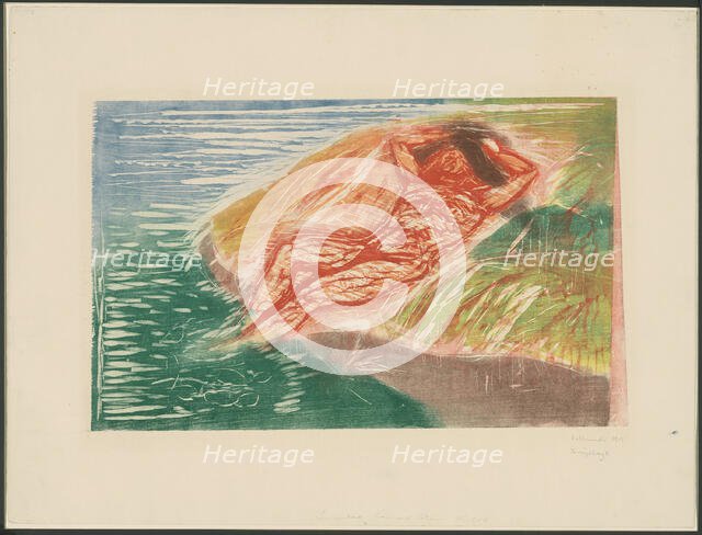 Sunbathing I, 1915. Creator: Edvard Munch.