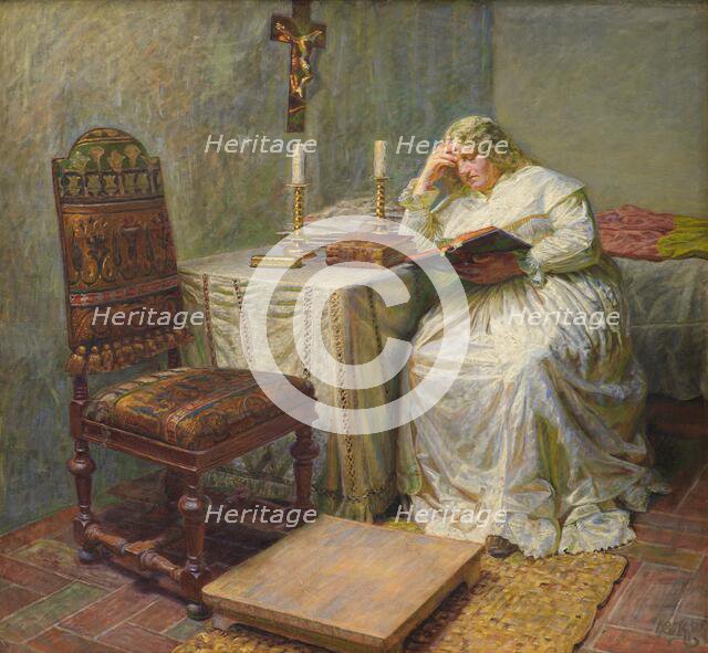 Leonora Christina in Blåtårn, 1891. Creator: Zahrtmann, Kristian (1843-1917).