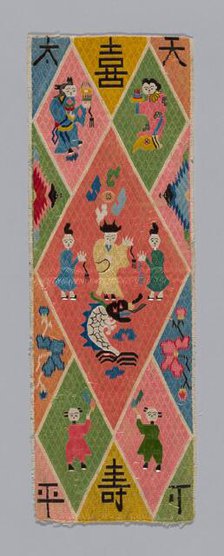 Panel (possibly from Woman's Garment), China, 1875/1900. Creator: Unknown.