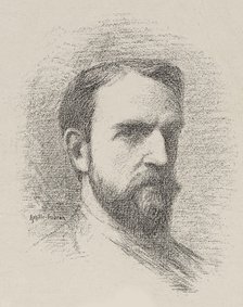 Portrait of the organist and composer Alexandre Georges (1850-1938), 1910.