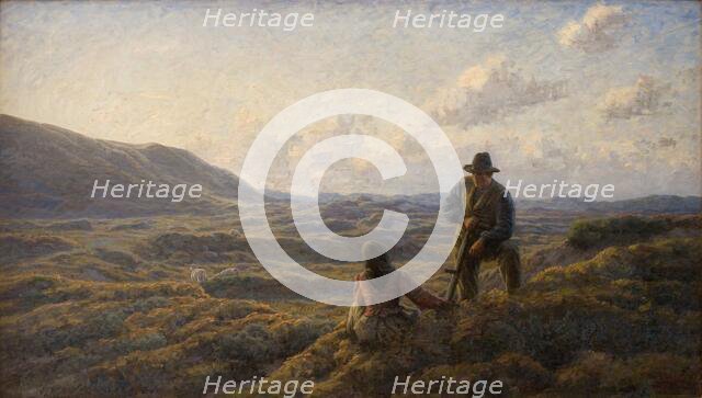 Idyll on the heath, 1908. Creator: Johannes Martin Fasting Wilhjelm.