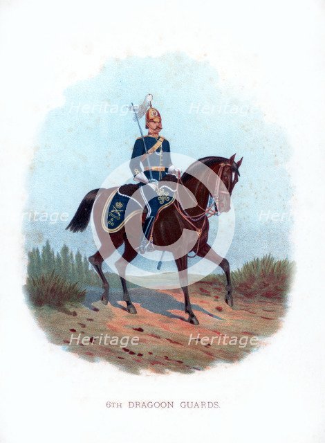 '6th Dragoon Guards', 1888. Artist: Unknown