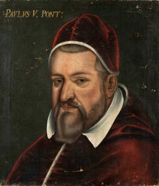 Portrait of Pope Paul V (1552-1621). Creator: Anonymous.