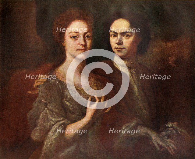 'Portrait of the Artist and His Wife', 1729, (1939). Creator: Andrey Matveyev.