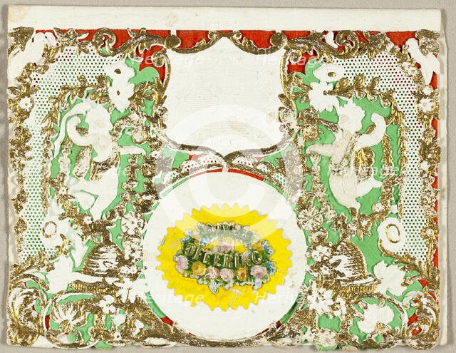 Loves Offering (Valentine), 1850/59. Creator: Thomas Wood.