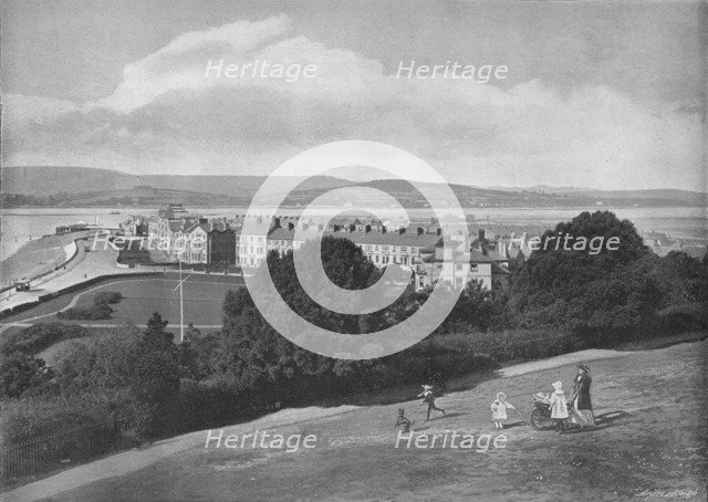 'Exmouth, from the Beacon', c1896. Artist: HT Cousins.