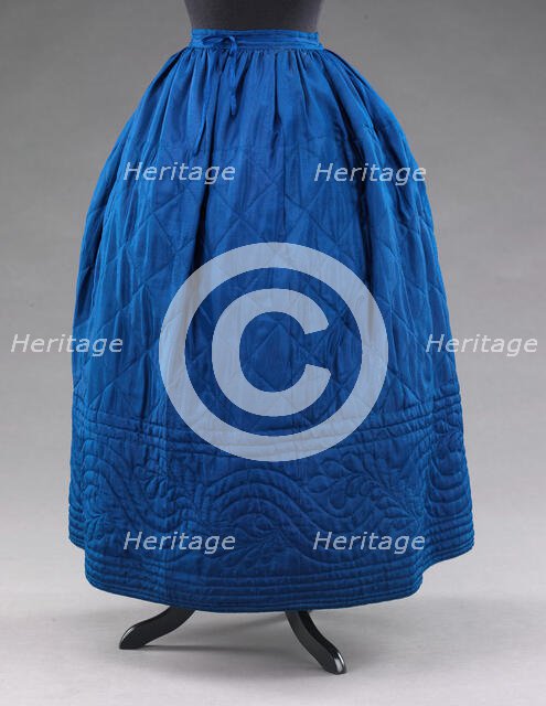 Petticoat, American, 1840-50. Creator: Unknown.