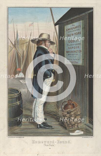 Homeward Bound (New York), ca. 1860. Creator: Unknown.