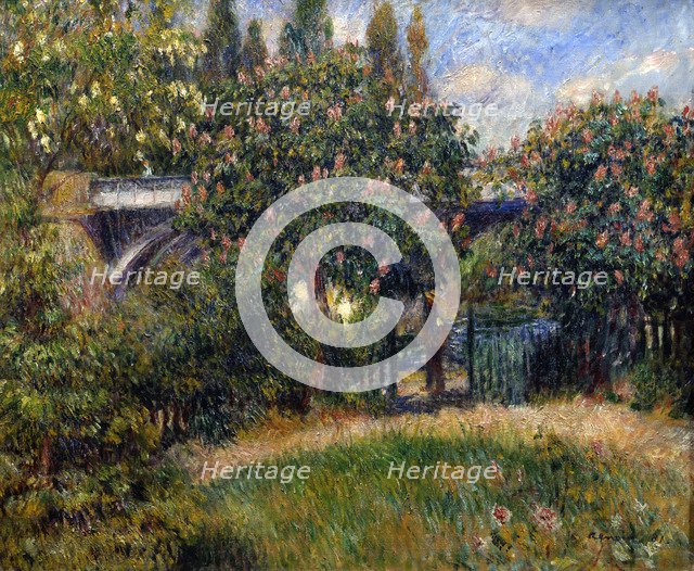 'Railway Bridge at Chatou', 1881. Artist: Pierre-Auguste Renoir