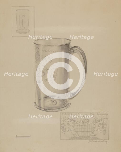 Mug, c. 1936. Creator: Gertrude Lemberg.