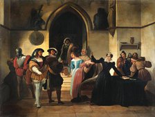Mary Stuart is sentenced to death, c1827. Creator: Hayez, Francesco (1791-1882).