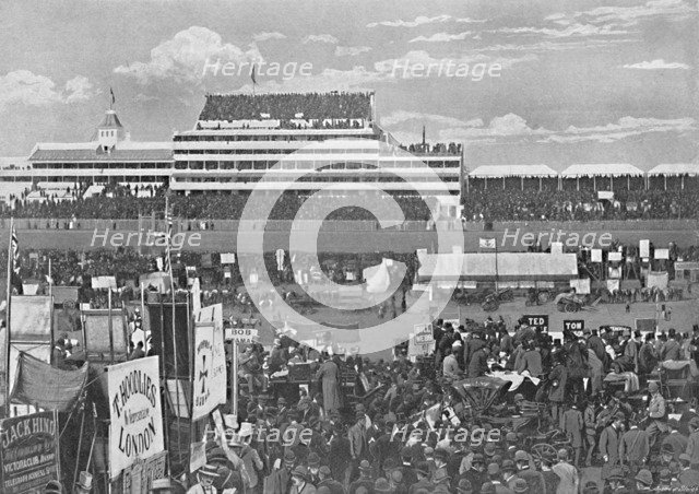 'Derby Day at Epsom', c1896. Artist: Spooner & Company.