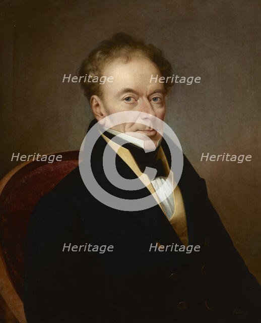 Portrait of Andrzej Cetner, 1838. Creator: Martin Jablonski.